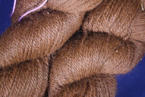 Phoebe's 3 ply worsted close up
