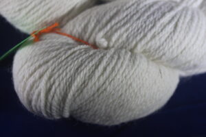 Nelson's 3 ply worsted close up
