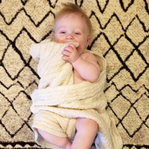 Cozy Alpaca Baby Blanket