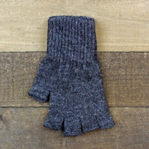 fingerless gloves dark gray